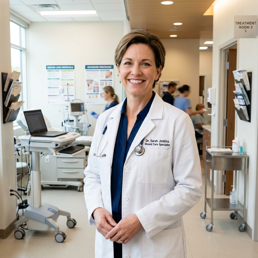 Dr. Sarah M., Wound Care Clinic Owner
