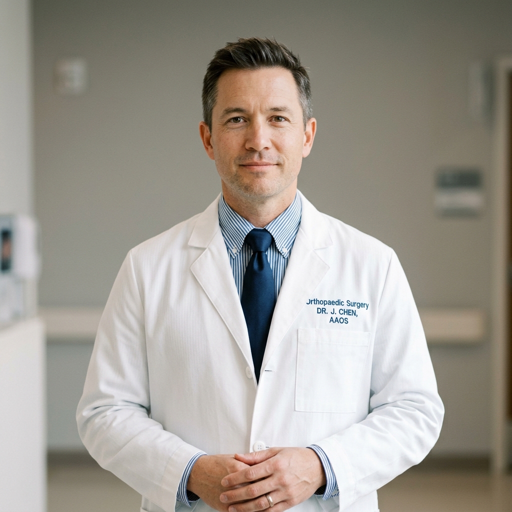 Portrait of an orthopedic surgeon representing a private practice clinician testimonial for RMS regenerative medicine services.