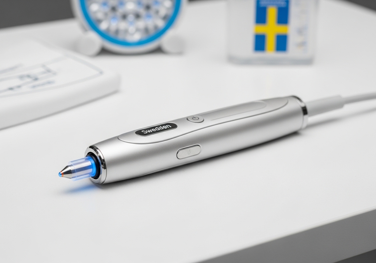 Advanced plasma pen device for skin tightening treatments