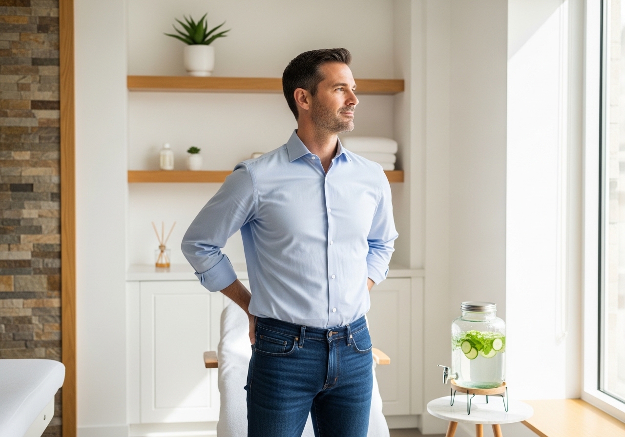 Professional adult representing ideal candidate for medical weight loss program
